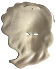 Mardi Gras Ceramic Wall Mask Venetian Moon Goddess 6 5    X 5 5    Vtg