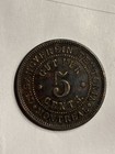 1887 Gesangverein German Club Montreal Quebec Canada Breton Token Coin Mark