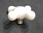 Vintage White Porcelain Cross Faucet Cold Water Knob