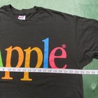 90s Apple Mac T Shirt Xl Rainbow Spellout Single Stitch Hanes Vintage Usa Rare