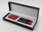 Executive Personalized Pen Black Red Custom Engraved Name Gift Box Office Gift