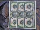1963 Mexico  5 Pesos 24 De Abril  1963 Series Banknotes Crispy Unc  Mexico          
