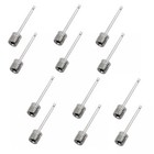 Sports Ball Inflating Air Pump Needle Pin Nozzle Soccer Basketball Football 12pk