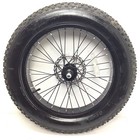20  X 4  Fat Tire Bicycle Front Disc Wheel  With Brake Rotor  Tire Snow Bike