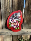 American Traditional Panther Rose Handmade Sign  Tattoo Flash Shop Sign