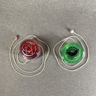 Duncan Butterfly   Yomega High Performance Yo-yo Lot Of 2 W  Strings Green   Red
