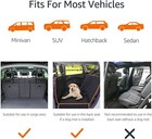 Adjustable Dog Car Barrier - 16  Pet Divider For Suv truck  Universal Fit  Black