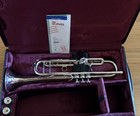 King 2055t Silver Flair Trumpet Sn-5 554073 W 2 Mouthpiece   Case