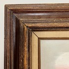 Original Vintage Conard Signed Oil Painting Boat Lighthouse Scene Wood Frame