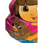 Dora The Explorer Puppy Heart Plush Decorative Pillow Pink Green Floral Nick Jr