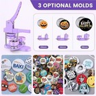Button Maker Machine Multiple Sizes  1   1 25   2 25   Pin Maker Button Press   
