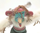 Navajo Eagle Dancer Kachina Doll Carved Wood Native American Signed D Parker 10 