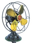 Antique Restored Menominee Brass Blade Ac  Dc Osc  Electric Fan - Works Great 