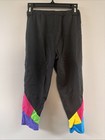 Vintage 80s Jacques Moret Capri Leggings Spandex Black Aerobics New Nwt Size S