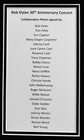 Bob Dylan 30th Anniversary Concert Photo Signed By Many Performers Museum Framed