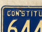 Connecticut    constitution State    License Plate W  Feb 1990 Reg
