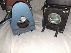 Set Of  2  Rank Aldis Tutor 2 Projector Units Vintage W  Extra Lamps   Rotator  