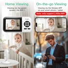 Simyke Smart Private Babymonitor Bms28 With Camera Wifi On off Swtich Dual Modes