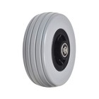 6 x2  Caster Wheels For Quantum Q6 Edge   Q6000z Power Chairs - Solid Gray Tires