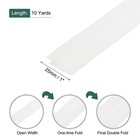 1 Inch Double Fold Bias Tape Polyester Continuous Bulk Bias Tape White 10 Yards