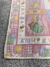 Vintage Baby Girl Quilt Teddy Bear Pink Cotton Infant Crib Nursery Patchwork