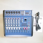 Micwl 6 Channel Power Audio Mixer Mixing Console 1600w Amplifier Dsp Bluetooth