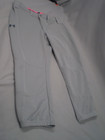 Under Armour Strike Zone Softball Pants Womens Medium Gray Fastpitch  Fitted Euc