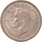 1943 S George Vi 1 Silver Shilling Ram Australia Au ms