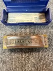 Hohner Blues Harp Ms Harmonica Key Of D Made In Germany W  Original Case