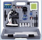 Amscope 52pc 120x-1200x Kids Starter Compound Microscope Portable Science Kit  