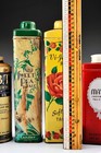 Lot Of Vintage Talc Talcum Powder Tins Vi-jon Rose  Sweet Pea Talc - Art Deco
