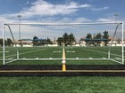 Pass Premier   21x7 Ft  Youth Modified Size  Heavy Duty Steel Soccer Goal 1net 