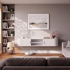 Modern 70 In Floating Tv Stand  Mounted Media Console Cabine For Tvs Up To 80 In