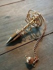 Huge Brass Pendulum  Professional Right Spin Vortex Dowsing Pendulum