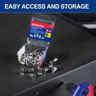 50pcs Rivet Nuts  1 4   -20 Stainless Steel Rivnut  Flat Head Threaded Insert N   