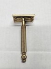 Vintage 1940 s Gillette Gold Tech De Safety Razor