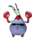 Lot Of 3 Ty Beanie Babies Mr  Krabs   Captain Spongebob And Spongebob Plush 8 