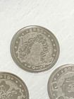 Lot Of 3 Pokemon Meiji Japan Metal Coins Koffing Onix Goldeen - Great Condition