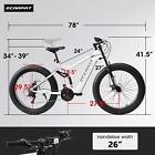 26inch Mountain Bike full-suspension 21 Speeds Drivetrain Bicycle W discbrake