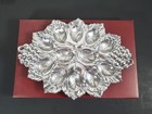 Vtg 2004 Arthur Court Aluminum Grapes Pattern 12 Deviled Egg Tray Holder Nib