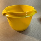 Vtg Tupperware Servalier Bowls Harvest Gold Yellow 1970s Retro Nesting Set Usa