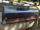 Vintage Curved Glass Store Display Case