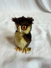 Steiff Vintage Woolen Miniature Bundle Owl  Blue Bird  Yellow Bird  Brown Bird
