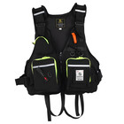 Fishing Jacket Swiming Life Vest Adjustable Size Breathable Mutil-pocket Vest