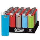 Bic Classic Maxi Lighters Cigarette candle Full Size  Assorted Colors Pack Of 10