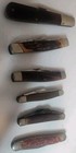 Vintage Pocket Knife Lot Folding Knives Mixed Brands Parts Repair Old Usa