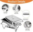 Chafing Dish Set Heat Container 9l Stainless Steel Food Warmer 2 Pcs 4 X Gn 1 2 