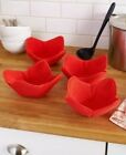 Set Of 4 Microwave Safe Bowl Holder - Heat Resistant Plate Hugger - Multipurpose