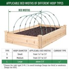 Maxpace Greenhouse Hoops For Diy 3 5ft Or Wider Grow Tunnel  Not_applicable 