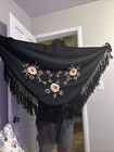 Mexican Shawl Handmade Vintage